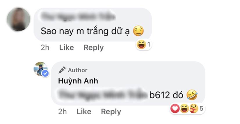 Bạn vào tận Facebook hỏi sao trắng dữ vậy, Huỳnh Anh - bồ Quang Hải trả lời hồn nhiên: Chỉnh đấy!-3