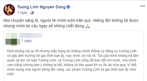 Hoa hậu Tường Linh tiếp tục có động thái sau khi nhờ luật sư xử lý nguồn tung tin đồn thất thiệt-1