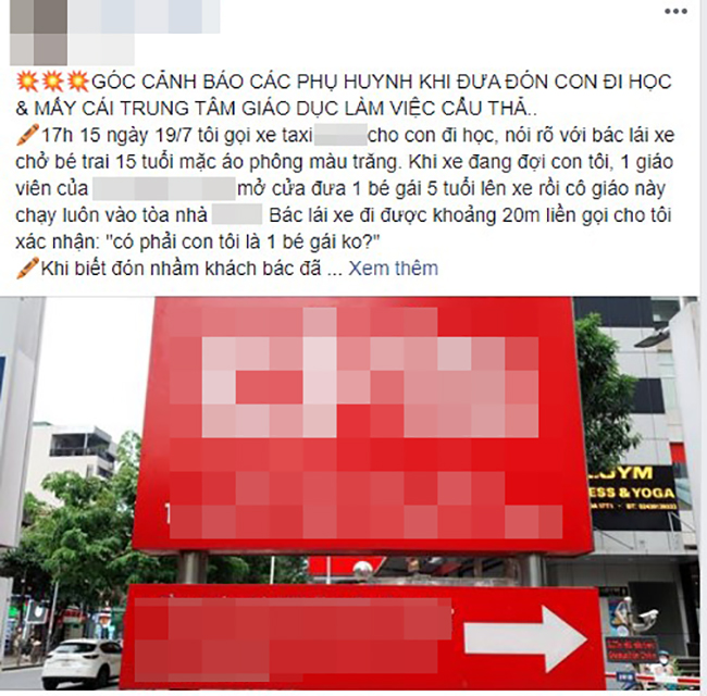 Giáo viên một trung tâm cẩu thả khiến bé gái 5 tuổi lên nhầm xe taxi công nghệ, phụ huynh đau tim đọc diễn biến câu chuyện-1