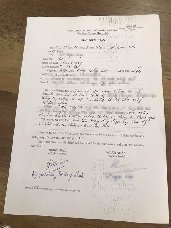 Tường Linh bật khóc nức nở trước tin đồn vu khống liên quan tới đường dây tú ông, chính thức làm đơn tố cáo lên cơ quan công an-3