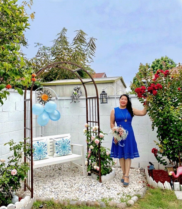 Khu vườn rộng 300 m2 của mẹ Việt ở Mỹ khiến bao người mê mẩn-12