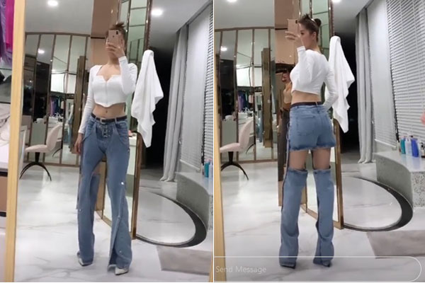 Tưởng đâu Ngọc Trinh thả rông khi mặc áo xuyên thấu, nào ngờ soi tận nơi sự thật mới được phơi bày-7