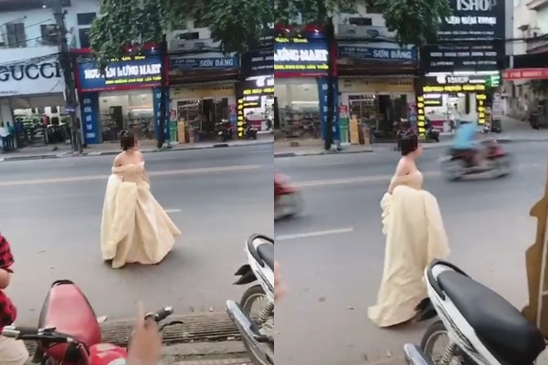 Chú rể hân hoan rước dâu vào nhà làm lễ thì điếng người với màn chào hỏi của nhân vật giấu mặt mà dân mạng đồn đoán là người yêu cũ cô dâu”-4