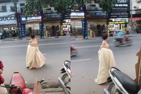 Cô gái trẻ hớt hải xách váy chạy bộ cả kilomet, hỏi thăm đến lễ cưới người yêu cũ chỉ để được nhìn anh mỉm cười lên xe hoa