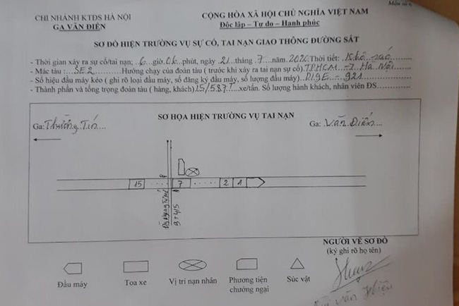 Tìm thân nhân người đàn ông mặc đồng phục Grab tử vong vì bị tàu hỏa đâm-3