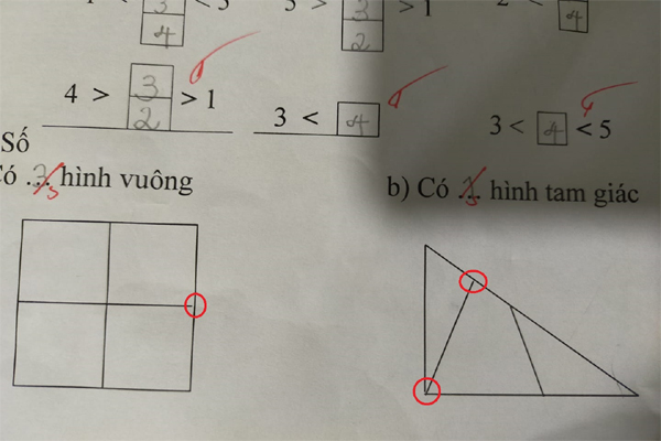 Bài toán đếm hình của học sinh lớp 6: Khoai đến mức người lớn cũng toát mồ hôi, nếu giải được chứng tỏ trí thông minh không vừa-2