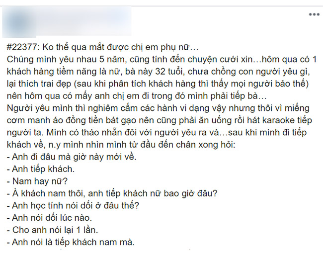 Bạn gái không biết là thần thánh phương nào, người yêu về nhà nhìn một cái biết ngay vừa gặp đàn bà-1