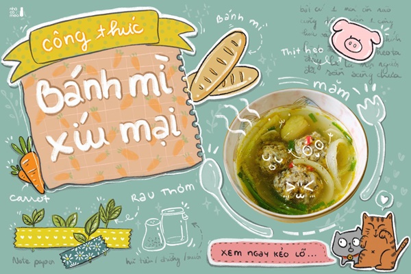 Trổ tài làm bánh mì xíu mại ngon không kém người Đà Lạt, cả nhà có một buổi sáng tràn đầy năng lượng-1