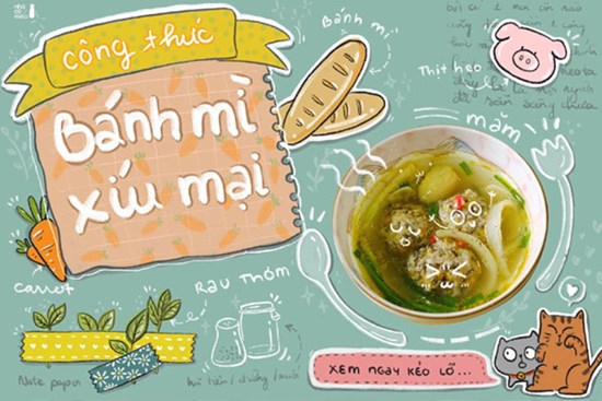 Trổ tài làm bánh mì xíu mại ngon không kém người Đà Lạt, cả nhà có một buổi sáng tràn đầy năng lượng