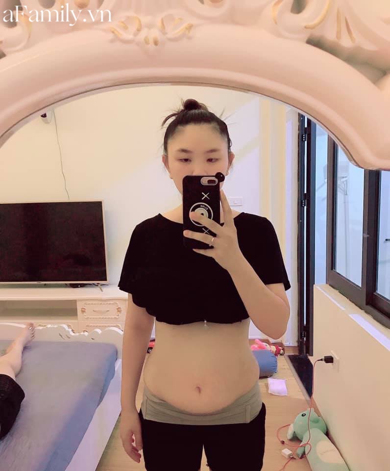 Sinh con xong nặng ngót nghét 1 tạ đến nỗi tự ti không dám ra đường, mẹ Hà Nội lấy lại dáng đẹp vạn người mê-10