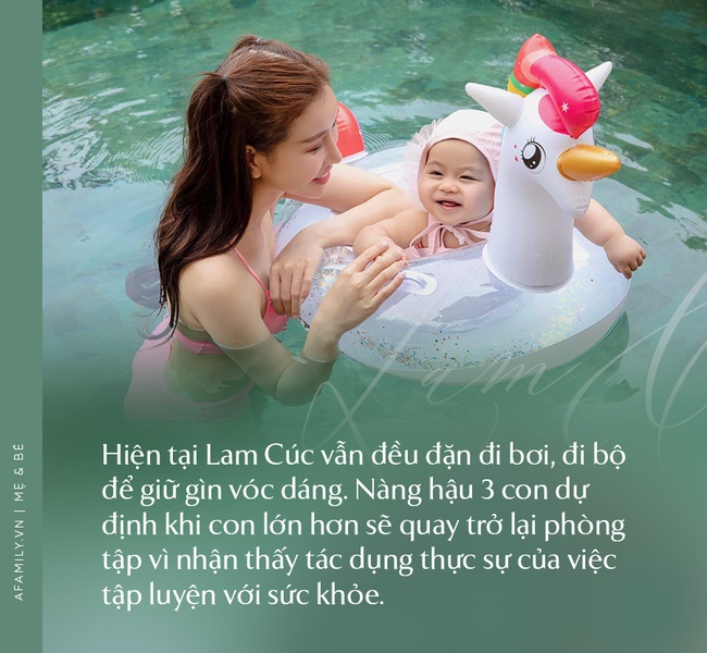 Hoa hậu Lam Cúc sinh 3 con vẫn đẹp như gái đôi mươi nhờ lúc bầu bí ăn theo chế độ vào con không vào mẹ-11
