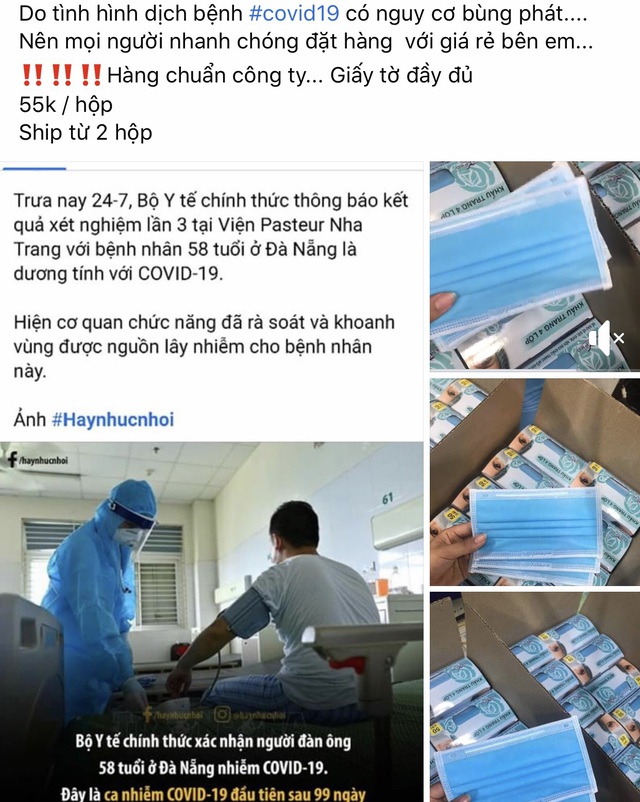 Dân mạng nháo nhác, săn lùng khẩu trang y tế khắp các chợ online-1
