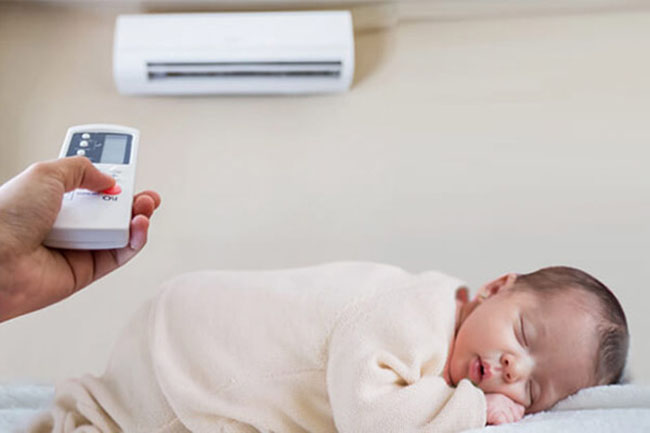 Không nắm được quy tắc cơ bản này bảo sao bố mẹ cứ mở điều hòa là con lại bị cảm lạnh, sốt hoặc tiêu chảy, không mở thì oi bức-2