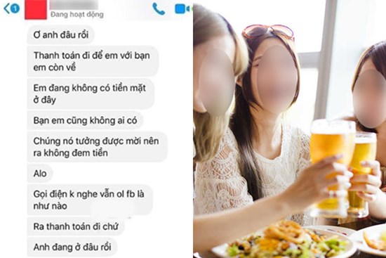 Mời gái sang chảnh đi ăn, cô nàng rủ thêm 3 người bạn nữa ăn sập cả quán và cái kết hả hê