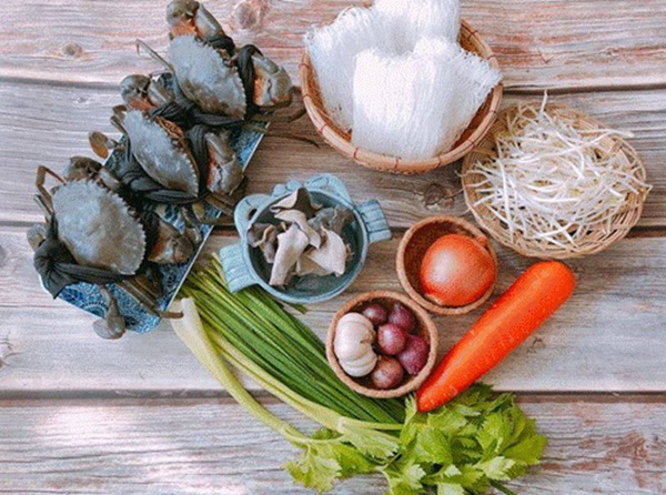 Buổi sáng đãi cả nhà miến xào cua biển ngọt thịt thơm ngon không bị dính-1