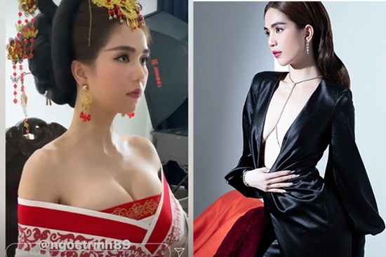 Vòng 1 lại phồng như quả bóng, Ngọc Trinh tuyên bố: 'Muốn to là to, muốn nhỏ là nhỏ'