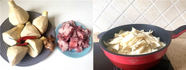 Cơm chiều làm ngay sườn om măng thơm ngon vô đối-1