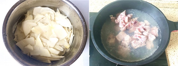 Cơm chiều làm ngay sườn om măng thơm ngon vô đối-2
