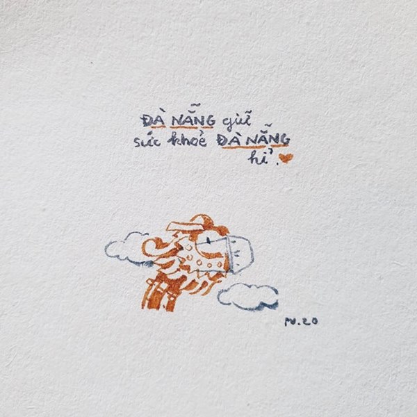 Bình yên rồi sẽ trở lại - dân mạng vẽ tranh cổ vũ Đà Nẵng chống dịch-6