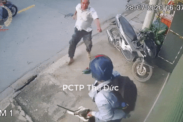 Clip: Nam thanh niên trộm chó giữa ban ngày, bị bắt quả tang còn tỏ thái độ đe dọa