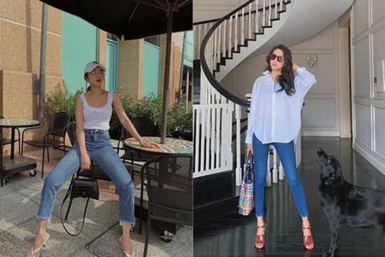 Diện quần jeans, mỹ nhân Việt cứ mix với 4 kiểu giày sau là trọn vẹn xịn đẹp và có khi còn kéo chân dài tít tắp