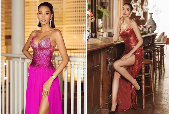 Á hậu Hoàng Thùy đang theo đuổi phong cách thời trang gợi cảm-1