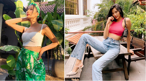 Á hậu Hoàng Thùy đang theo đuổi phong cách thời trang gợi cảm-6
