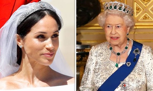 Sách mới về nhà Sussex tiết lộ sự thật đằng sau tranh cãi giữa Meghan với Nữ hoàng về chiếc vương miện không được phép dùng trong hôn lễ hoàng gia-1