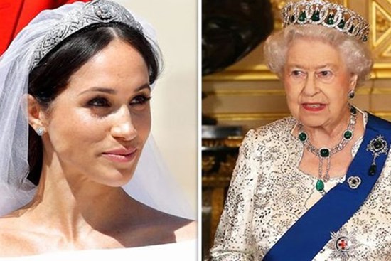 Sách mới về nhà Sussex tiết lộ sự thật đằng sau tranh cãi giữa Meghan với Nữ hoàng về chiếc vương miện 