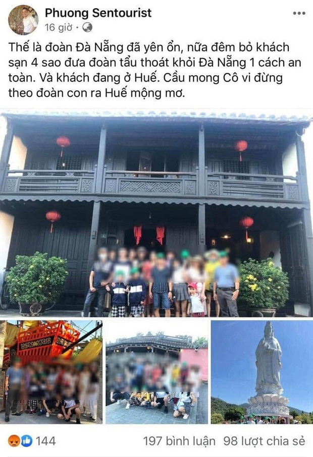 Hướng dẫn viên khoe chiến tích” dẫn đoàn khách tẩu thoát khỏi Đà Nẵng bị phạt 10 triệu đồng-2
