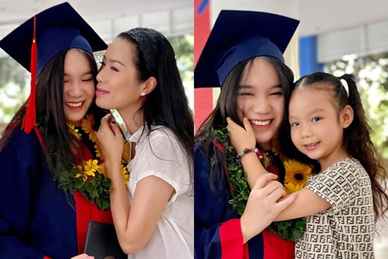 Học lỏm bí quyết khéo dạy con của Á hậu Trịnh Kim Chi: Gái lớn có tài lại có nết; gái nhỏ giản dị, khiêm nhường