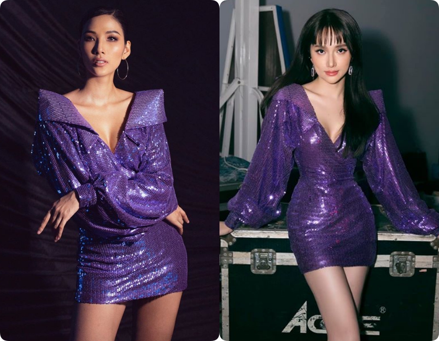 Hai nàng Hậu đồng niên đụng hàng: Hương Giang hack tuổi cực đỉnh với tóc mái mưa, Hoàng Thùy già dặn nhưng kiêu sa tột cùng-9