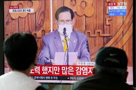 Giáo chủ Tân Thiên Địa bị bắt, cáo buộc phải chịu trách nhiệm cho ổ dịch Covid-19 lớn nhất Hàn Quốc từ trước tới nay