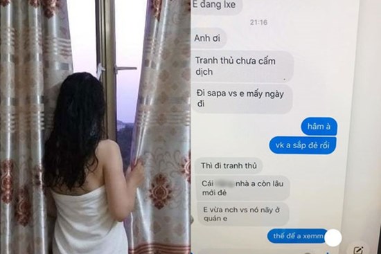 Vô tình xem Facebook của chồng chưa thoát ra trên máy tính, vợ bầu ngơ ngác khi đọc được tin nhắn cô bạn thân rủ chồng lén lút đi Sapa