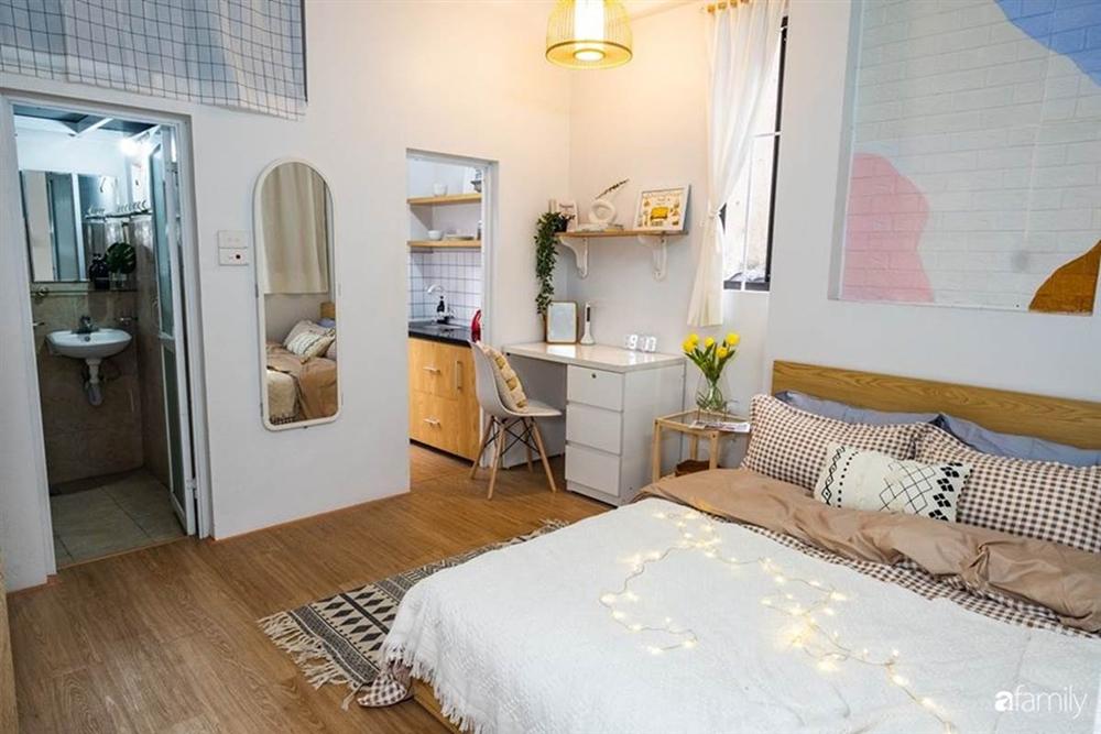 Từ phòng trọ cũ 18m² tồi tàn, cô gái Hà Nội có màn cải tạo thần kỳ chỉ 15 triệu hô biến thành không gian Hàn Quốc cực xu hướng-3