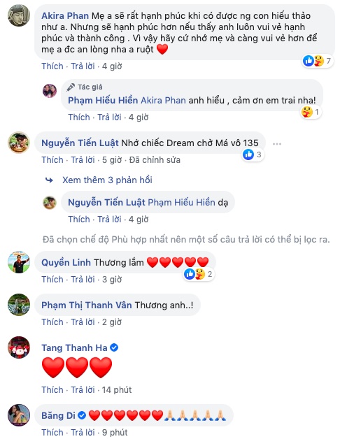 NS Hiếu Hiền bật khóc giữa đêm vì nhớ mẹ đã mất, Quyền Linh - Tăng Thanh Hà và dàn sao không ngừng xót xa-2