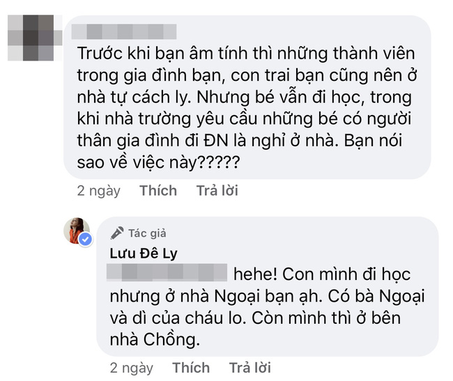 Giữa lúc liên hoàn phốt, Lưu Đê Ly lại bị chất vấn chuyện ở Đà Nẵng về vẫn cho con đi học mà không cách ly-2