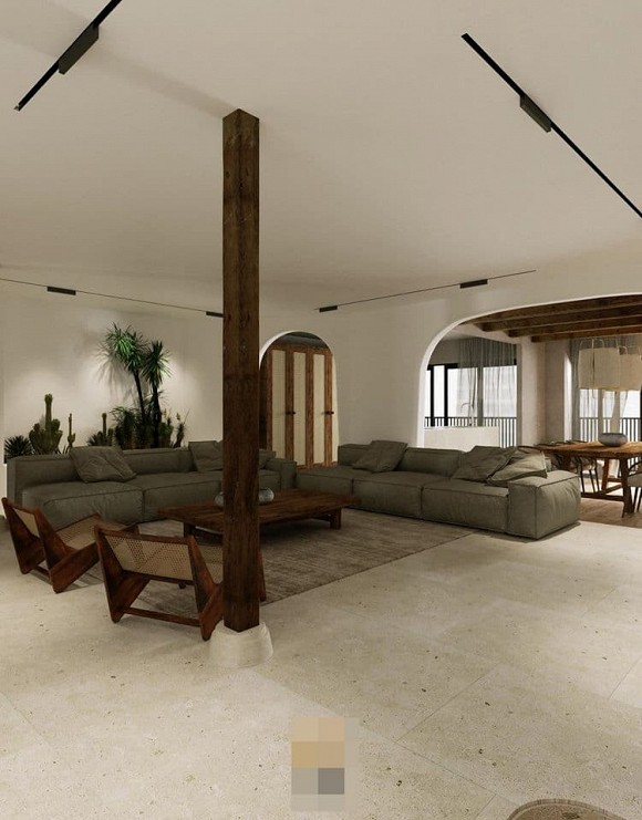 Không gian giản đơn, mộc mạc bên trong căn hộ 350 m2 của ca nương Kiều Anh-2