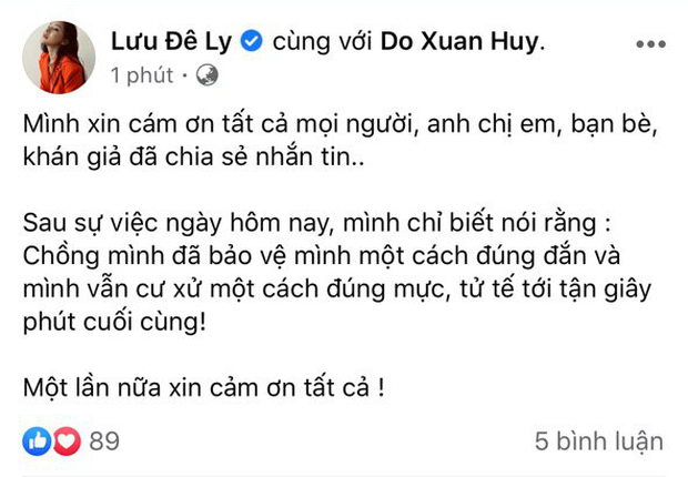 Lưu Đê Ly chính thức lên tiếng sau vụ ẩu đả với antifan trên phố Hàng Buồm: Mình vẫn tử tế tới tận giây phút cuối cùng-1