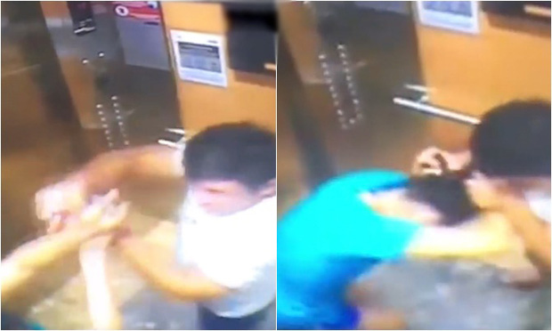 Người đàn ông giật tóc, xịt cồn vào mặt phụ nữ khi bị nhắc nhở đeo khẩu trang trong thang máy là phi công-1