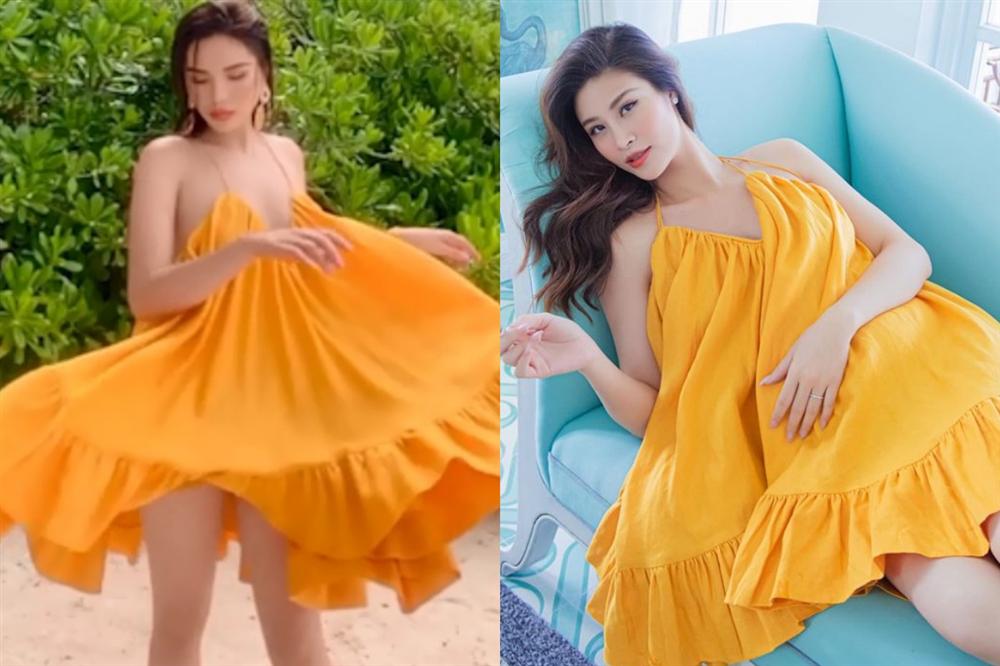 Diện váy hờ hững vòng 1, Kỳ Duyên mải tạo dáng đến suýt hớ hênh; đến Đông Nhi lại kín đáo hơn hẳn-7