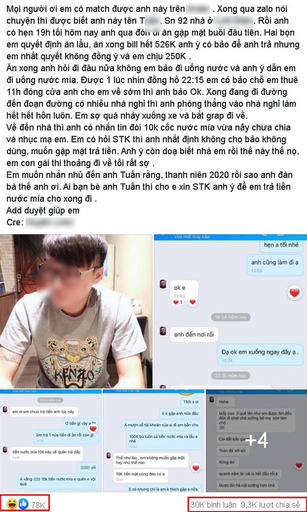 Nghi vấn hai vụ không dụ được gái vào nhà nghỉ đòi 10k nước mía và 35k tiền sữa chua là dàn dựng, dắt mũi cộng đồng mạng-1