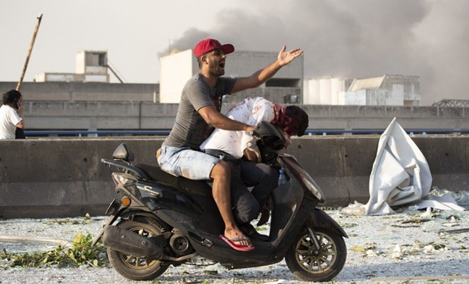 Thi thể khắp nơi - cảnh tượng tang tóc sau vụ nổ ở Beirut-1