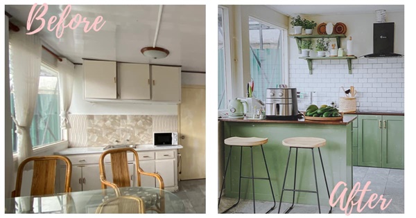 Căn bếp của vợ chồng trẻ Đà Lạt khiến chị em mê mẩn: Lên xứ bơ nên làm bếp cũng màu 034 mới chịu!-5