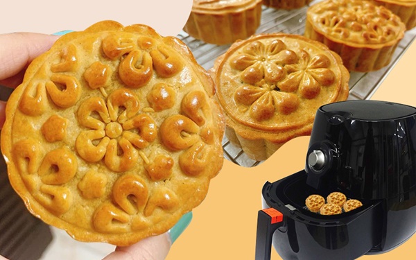 Chị em rộ trend làm bánh trung thu bằng nồi chiên không dầu, thành quả cũng rất gì và này nọ” chứ chẳng đùa-1