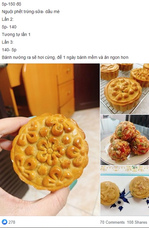 Chị em rộ trend làm bánh trung thu bằng nồi chiên không dầu, thành quả cũng rất gì và này nọ” chứ chẳng đùa-6