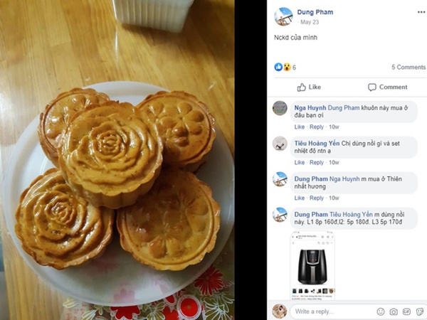 Chị em rộ trend làm bánh trung thu bằng nồi chiên không dầu, thành quả cũng rất gì và này nọ” chứ chẳng đùa-11