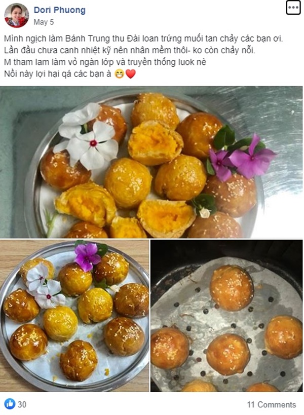 Chị em rộ trend làm bánh trung thu bằng nồi chiên không dầu, thành quả cũng rất gì và này nọ” chứ chẳng đùa-14