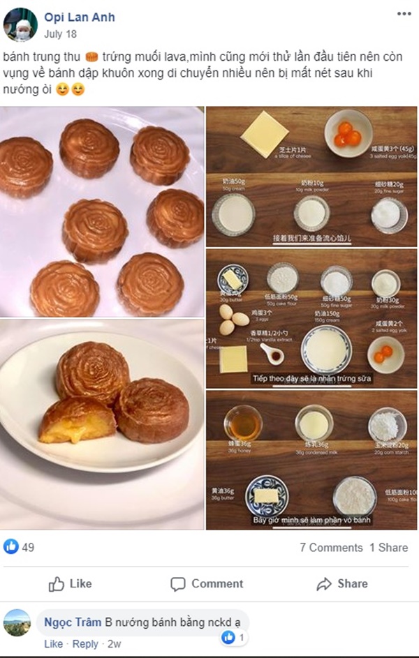 Chị em rộ trend làm bánh trung thu bằng nồi chiên không dầu, thành quả cũng rất gì và này nọ” chứ chẳng đùa-15