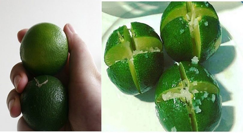 Bổ quả chanh và thêm chút muối bạn đã có trong tay cặp đôi làm sạch hoàn hảo, tác dụng thứ 6 chắc chắn ai cũng mê-6
